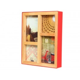 Umbra Portarretrato Foto Block Múltiple Rojo-ComercializadoraZeus- 1046588939