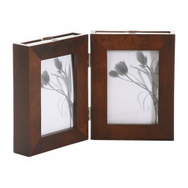 Decoregalo Albúm de Madera Doble Café-ComercializadoraZeus- 72815505