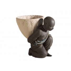 Lladró Escultura Portador de Potpourri Detrás (Negro)-ComercializadoraZeus- 49405031