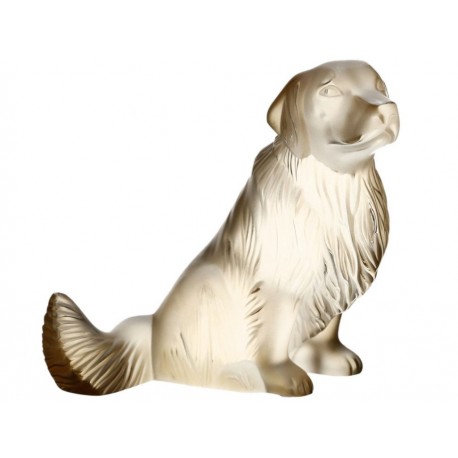 Lalique Escultura Perro Golden Retriver Dorado-ComercializadoraZeus- 1049678068