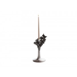 Lladró Escultura Naturo - Candelabro Sencillo (Gris)-ComercializadoraZeus- 1037271892
