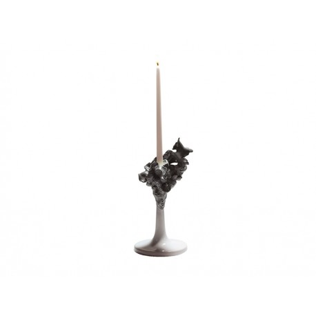 Lladró Escultura Naturo - Candelabro Sencillo (Gris)-ComercializadoraZeus- 1037271892