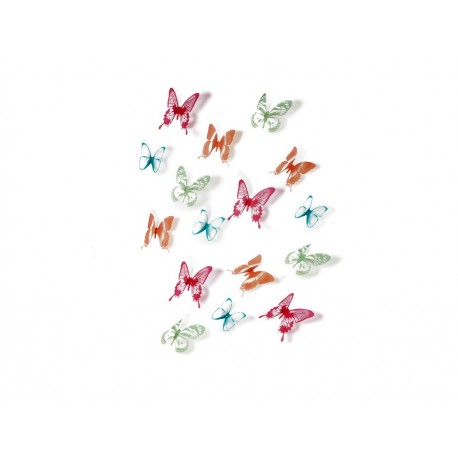 Umbra Mariposas para Decoración de Pared Chryslis Multicolor-ComercializadoraZeus- 1026470290