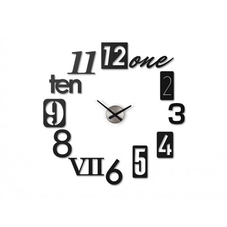 Umbra Reloj de Pared Negro-ComercializadoraZeus- 1024031604