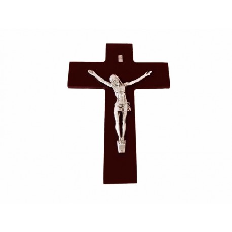 Vari Diseño Cruz con Cristo Consolador Chocolate CRU-846-ComercializadoraZeus- 1000222441