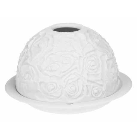 Bernardaud Litofanía Rosas T-Light Blanca-ComercializadoraZeus- 1051009114