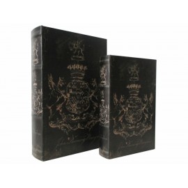 Set de libro decorativo Haus Deko negro-ComercializadoraZeus- 1052038622