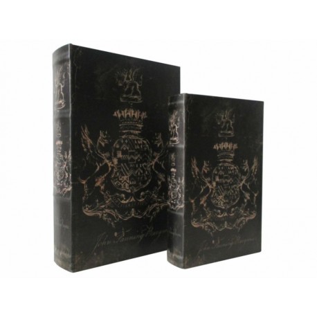 Set de libro decorativo Haus Deko negro-ComercializadoraZeus- 1052038622