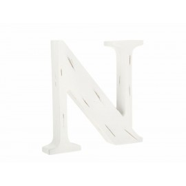 Acento Mex Letra 'N' Vintage Mediana Blanca-ComercializadoraZeus- 1049092080