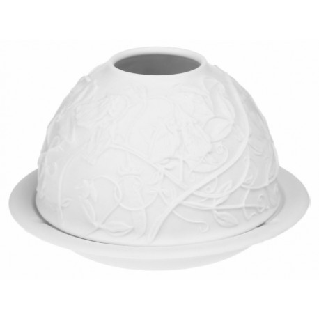 Bernardaud Litofanía Sweet Peas T-Light Blanca-ComercializadoraZeus- 1051010970