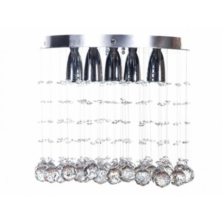 Plafón Gamalux P10940/5 plata-ComercializadoraZeus- 1050474247