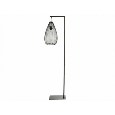 Cage Lámpara de Pie Moderna Negra-ComercializadoraZeus- 1051071014