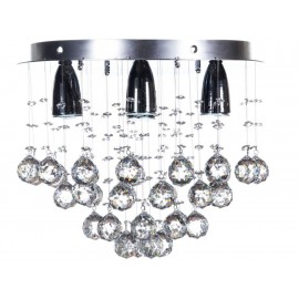 Plafón Gamalux P70940/4 acero-ComercializadoraZeus- 1050474280