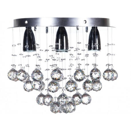 Plafón Gamalux P70940/4 acero-ComercializadoraZeus- 1050474280