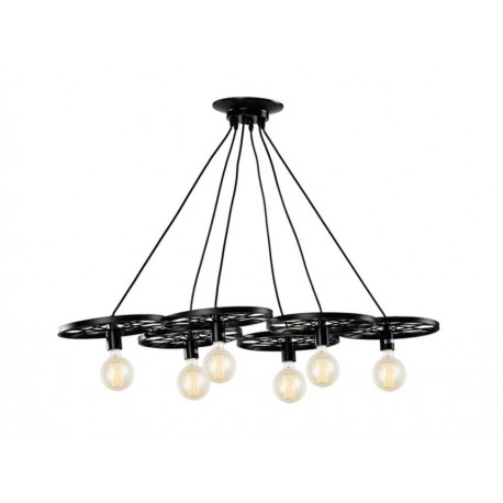 Web Borealis Lámpara Colgante Vintage Negra-ComercializadoraZeus- 1050849411