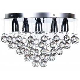 Plafón Gamalux P70950/6 acero-ComercializadoraZeus- 1050474298