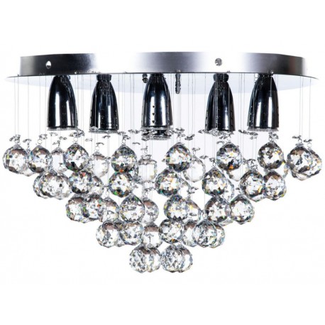 Plafón Gamalux P70950/6 acero-ComercializadoraZeus- 1050474298