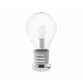 Bulbo Foco Edison Lámpara de Mesa Trendy Plata-ComercializadoraZeus- 1047396804