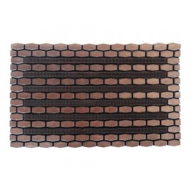 Wood Link Pink Tapete de Entrada 45 x 75 Café-ComercializadoraZeus- 1010210158
