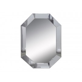 Espejo Octagonal Contemporáneo Plata-ComercializadoraZeus- 1054868185