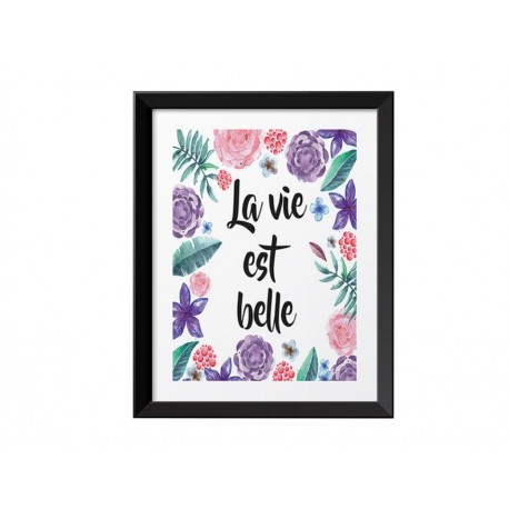La Vie Est Belle Litografía Moderna-ComercializadoraZeus- 1052544803