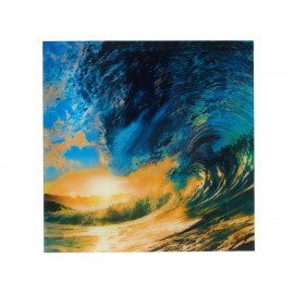 Sunset Ocean Wave Litografía Clásica-ComercializadoraZeus- 1048490928