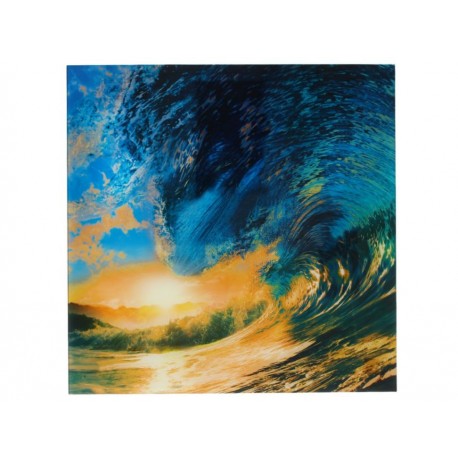 Sunset Ocean Wave Litografía Clásica-ComercializadoraZeus- 1048490928