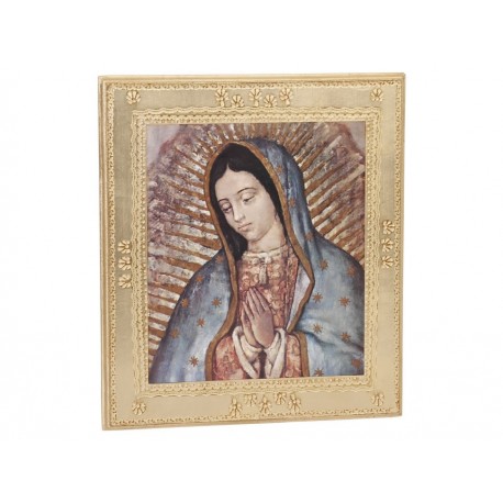 Religioso Cuadro Clásico Dorado Virgen De Guadalupe-ComercializadoraZeus- 34789274