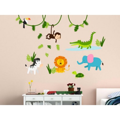 Selva Fotoluminiscente Vinilo Decorativo-ComercializadoraZeus- 1046838960