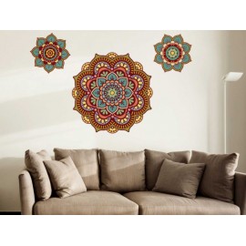 Mandala Verde Vinilo Decorativo-ComercializadoraZeus- 1046838773