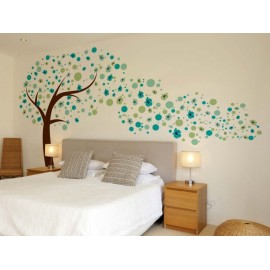 Árbol en Movimiento Vinilo Decorativo-ComercializadoraZeus- 1046838846