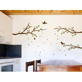 Ventisca Floral Verde Vinilo Decorativo-ComercializadoraZeus- 1046830705