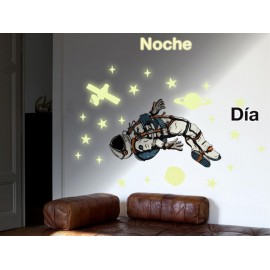 Gravedad Cero Fotoluminiscente Vinilo Decorativo-ComercializadoraZeus- 1046838935