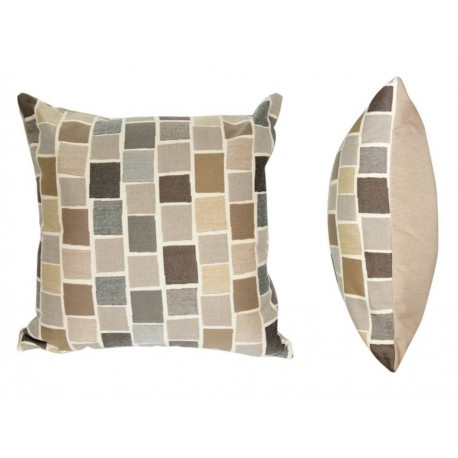 Blox Slate Cojín Decorativo Estampado Beige-ComercializadoraZeus- 1048922941