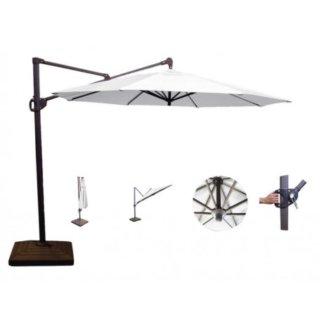 Sombrilla de Brazo D Sol Xcaret blanca-ComercializadoraZeus- 1049122868