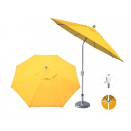 Sombrilla Market D Sol Careyes 8 Gajos amarillo-ComercializadoraZeus- 1049122728