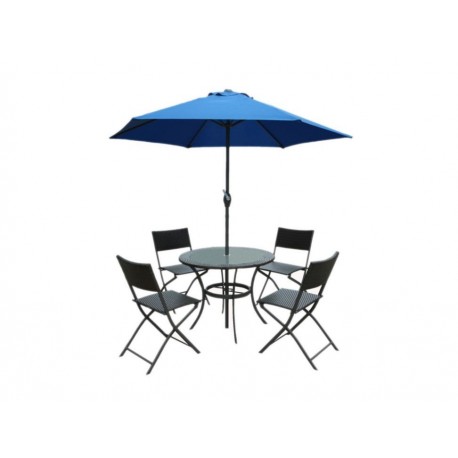 Antecomedor con Sombrilla Clásico Lottus California chocolate-ComercializadoraZeus- 1052525361