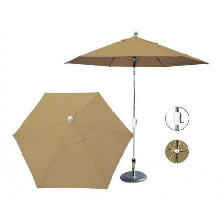 Sombrilla Market Fidgy D Sol 6 Gajos beige-ComercializadoraZeus- 1047971337