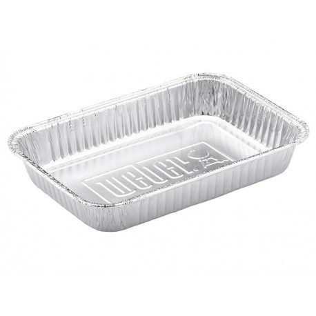 Paquete de bandejas recolectoras Weber 6415 gris acero-ComercializadoraZeus- 1046134563