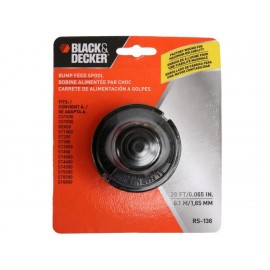 Black & Decker Carrete de Repuesto para Desbrozadora / Bordeadora Eléctrica RS-136-ComercializadoraZeus- 42004901