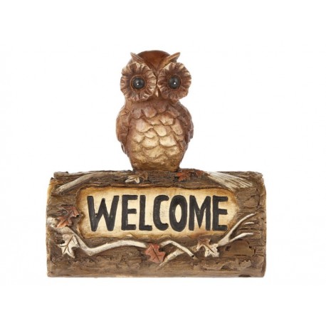 L-World Figura Decorativa Búho Welcome Café-ComercializadoraZeus- 1046172635