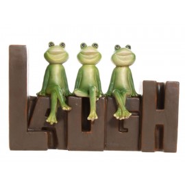 L-World Figura Decorativa Ranas Laugh Multicolor-ComercializadoraZeus- 1046172660