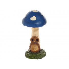 L-World Figura Decorativa Mushroom Búho Multicolor-ComercializadoraZeus- 1046243877