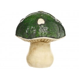 L-World Figura Decorativa Mushroom Cristal Verde-ComercializadoraZeus- 1046249166