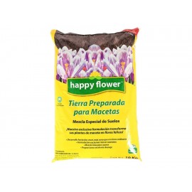 Tierra preparada para macetas Happy Flowers 10 Kilogramos-ComercializadoraZeus- 6363989