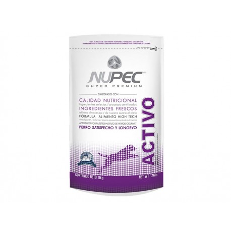 Nupec Alimento para Perro Activo 8 Kg-ComercializadoraZeus- 1023550837