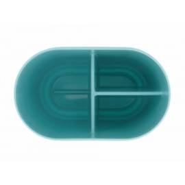 Umbra Porta Cepillo Step Turquesa-ComercializadoraZeus- 1050427991
