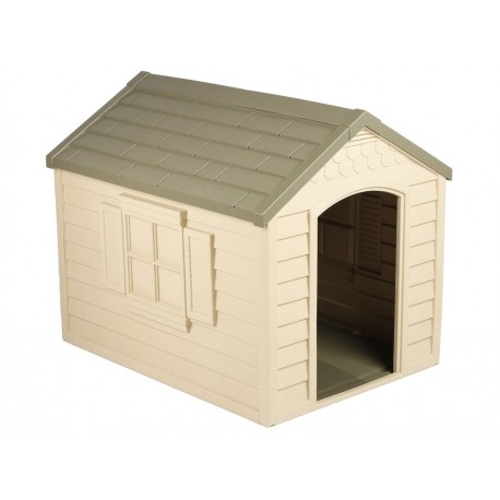 Suncast Casas de Lujo para Perros Beige-ComercializadoraZeus- 78697555