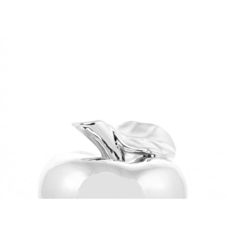 Figura decorativa manzana Martha Debayle Home plateada-ComercializadoraZeus- 1056453624
