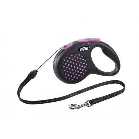 Correa chica para perro Flexi rosa-ComercializadoraZeus- 1050894548